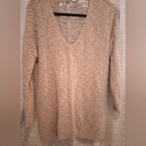 Taylor & Sage Heathered V-Neck Sweater